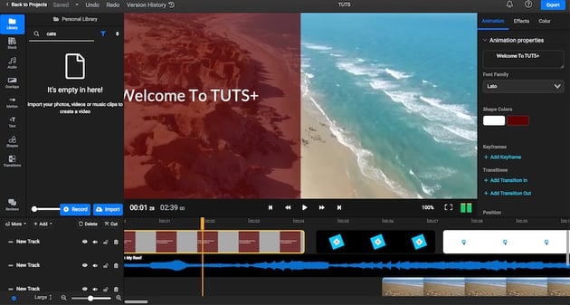 Editing Options with Flixier